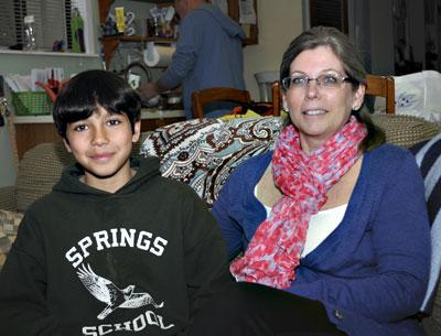 Dawn Dunn is opting her son, Logan Abdat, out of this week’s state math test. Logan is one of about 20 students at the Springs School who have refused to take this year’s English and math exams.