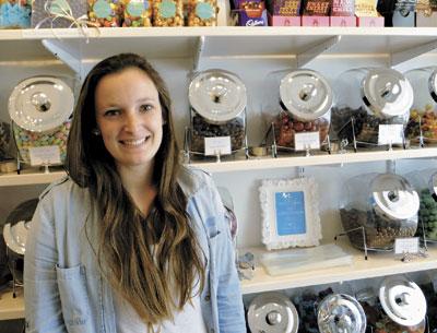 Jillian Rennar has opened Candied Anchor, which she describes as a retro sweet shop with a modern sensibility, on Main Street in Montauk.