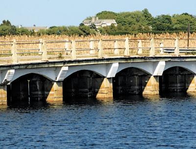 Sagaponack Village officials may try to force Southampton Town to sell the village the Bridge Lane span across Sagg Pond through eminent domain.