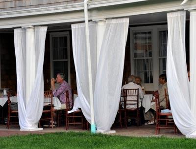 The restaurant’s porch is hard to resist.