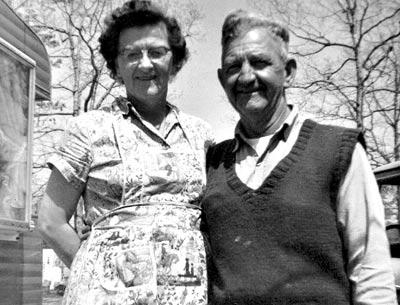 Nancy Bennett-Donohue, who is now 103, and her husband, Brentford Bennett, opened Brent’s General Store in the 1950s.