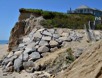 John Ryan, who already has one rock revetment on his property, is asking for a second one facing the ocean beach.