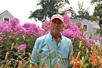 Fred Stelle will open up his North Haven garden on Guild Hall’s Garden as Art tour Saturday.