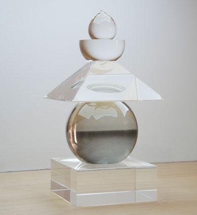 “Five Elements: Boden Sea, Uttwil” (1993) was encased in optical glass by Hiroshi Sugimoto in 2011.