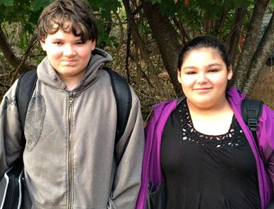 Colin Rodriguez, 13, and Katalina, 11, continue to attend the Springs School after the death of their mother.