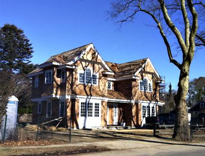 A new house on 42 Mill Hill Lane.