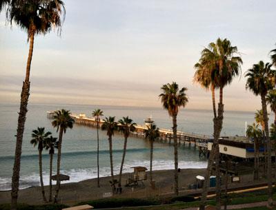 Piers, like this one in San Clemente, have been perfected in California.