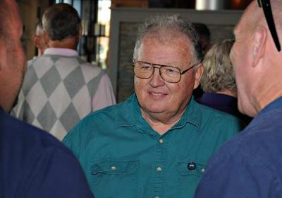 Brian Gilbride, Sag Harbor’s outgoing mayor, was feted at Muse in the Harbor on Tuesday evening.