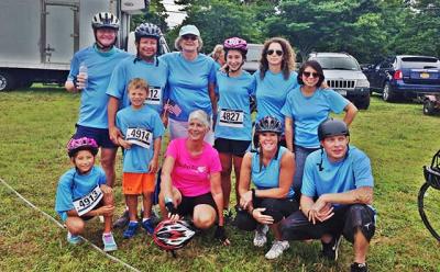 Soldier Ride’s Team Sam Scram last year included, from top left, Michael Pour, Mauricio Castillo, Margery Courtney, Tali Friedman, Rachel Kleinberg, Ana Nunez, and, at bottom, Corrina Castillo, Luke Castillo, Margaret Thompson, Karen Haab, and Frank Dolan.