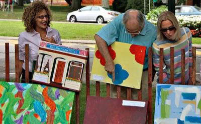 The region’s artists come to show and its collectors come to buy at Guild Hall’s Clothesline Art Sale, which will celebrate its 69th year on Saturday.