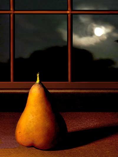 “Midnight Pear” by Ken Robbins