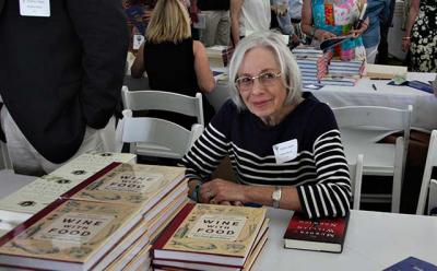 Florence Fabricant signed copies of her book “Wine With Food” at this year’s Authors Night at the East Hampton Library. Her 12th book, “City Harvest: 100 Recipes From New York’s Best Restaurants,” will be published in October.