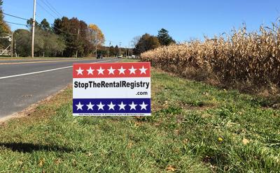 Opponents of a proposed East Hampton law that would require landlords to register with the town have mounted an organized campaign.