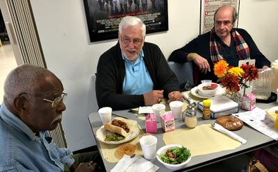 A lack of cost-of-living increases in 2016 will be hard on older residents on fixed incomes, like Charlie Cavalieri and Michael Geller, who eat lunch together at the East Hampton Town Senior Citizens Center.