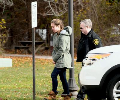 Kori Fleischman, arrested on two felony cocaine possession charges last week, returned to East Hampton Town Justice Court on Monday shortly before being released from police custody.