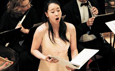 Mizuho Takeshita, a soprano, was a soloist for the Choral Society of the Hamptons’ “A Rose in Winter” concert performed on Dec. 6.