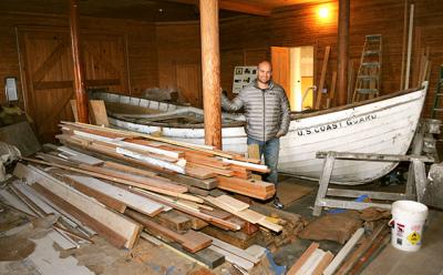 David Lys said this week that restoration of the Amagansett Life Saving and Coast Guard Station is nearing completion.