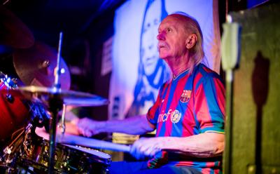 Butch Trucks, a founding member of the Allman Brothers Band, performed with Great Caesar’s Ghost at the Stephen Talkhouse in Amagansett.