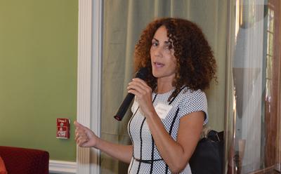 Minerva Perez hopes to forge stronger ties between Latinos and non-Latinos as executive director of Organizacion Latino-Americana of Long Island.