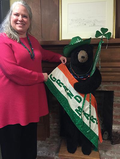 Cynthia Young, the director of the Amagansett Library, which has been named grand marshal for the March 12 Am O’Gansett Parade.