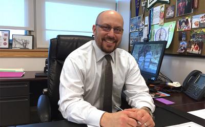 Adam Fine, the principal of East Hampton High School, was named administrator of the year by the Council of Administrators and Supervisors.