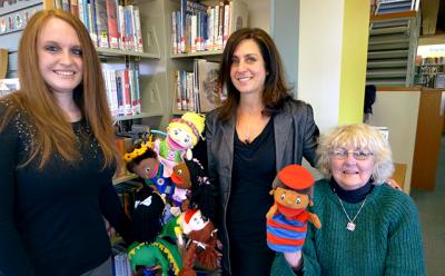 Jackie Bitonti, the Montauk children’s librarian, Denise DiPaolo, the director, and Joan Lycke, the president of the library’s board, are excited about the library’s new status as a Family Place library.