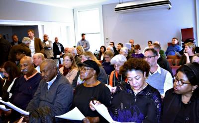 Though only a handful of people spoke at Tuesday night’s hearing on proposed residential zoning code changes, the meeting room in the Sag Harbor Municipal Building was packed.