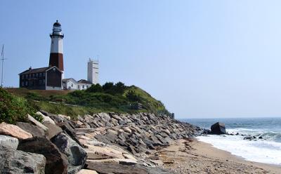 The addition of boulders around the bluffs to protect the Lighthouse, a National Historic Landmark that is owned and operated by the Montauk Historical Society, has been a matter of debate for years.