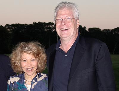 Victoria Bond and Mark Mangini at a Choral Society party last summer.