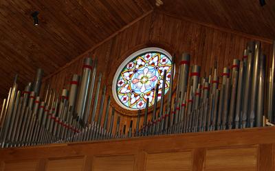 An organ that was taken from a defunct seminary has been in use at Most Holy Trinity Catholic Church in East Hampton for several months.