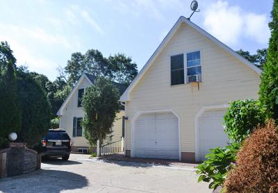 The basement of this Muir Boulevard, East Hampton, house was transformed into a nightclub complete with bar, disco lights, and live band performances, according to town officials, who got a court injunction on Friday to shut it down.