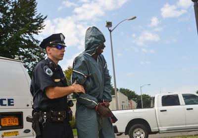 Jarryd J. Cox of Mastic is being held without bail in county jail after allegedly attacking a man with a loaded gun in Montauk.