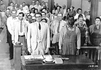 Gregory Peck and Brock Peters in “To Kill a Mockingbird”