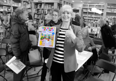 Durell Godfrey at a Feb. 4 book event at BookHampton in East Hampton