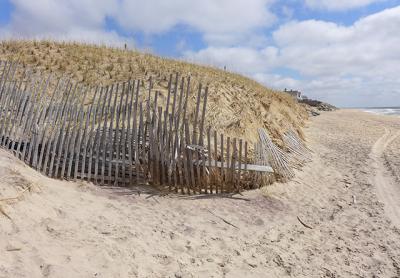 Where the East Hampton Town Trustees’ ownership ends and where Mollie Zweig’s begins has been the subject of litigation since Ms. Zweig began construction of a revetment on her West End Road property in 2013.