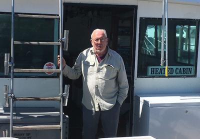 At 81, Capt. Frank Braddick, the organizer of Montauk’s annual Blessing of the Fleet, still runs his 43-foot charter boat, the Hurry-Up, out of the Star Island Yacht Club.