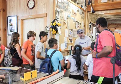 By teaching campers boatbuilding and woodworking skills, the East End Classic Boat Society hopes to help preserve the art of boatbuilding, and possibly open doors to future careers.