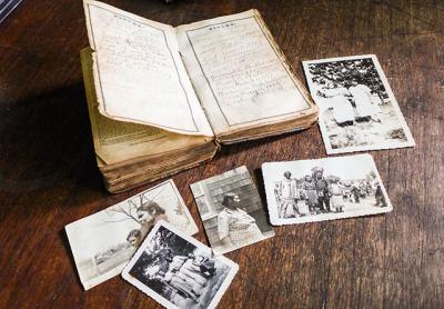 A Butler family Bible, one of two now housed at the Montauk Library, contains records of births, marriages, and deaths among members of the Montaukett Tribe, beginning in about 1840.