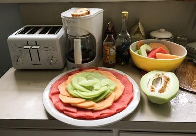 Summer is not over yet, and the farm stands and markets still have plenty of our local and justifiably famous cantaloupes and watermelons.