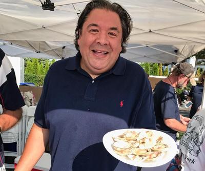 Peter Ambrose was the top shucker in the Harborfest clam-shucking contest on Sunday in Sag Harbor, besting The Star’s fishing columnist, among others.