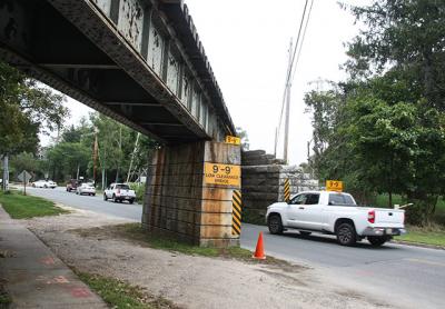 The railroad trestles over North Main Street and Accabonac Road will be replaced over the next year. Long Island Rail Road officials detailed the plans for the East Hampton Village Board on Friday.