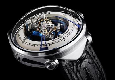 This 2013 Vianney Halter watch was inspired in part by science fiction novels and the recent history of space exploration.