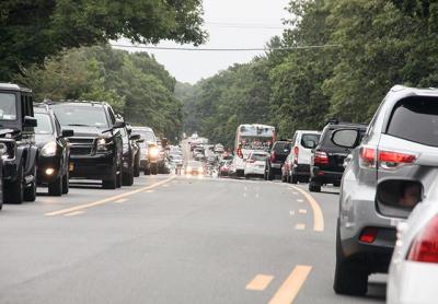 A never-ending push to develop and redevelop has brought a host of other issues to the South Fork, including long lines of traffic.