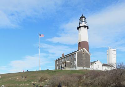 AT&T wants to install cell phone antennas on a building at the Montauk Lighthouse. The problem is that they are banned at historic sites.