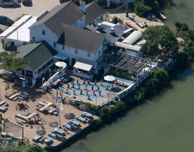 The Surf Lodge on Fort Pond, Montauk.