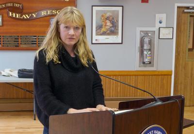 Jenny Baker, the owner of the Maidstone Hotel, told the East Hampton Village Board that her business was struggling and needed zoning permission to add amenities such as a gym and a spa to become more financially viable.