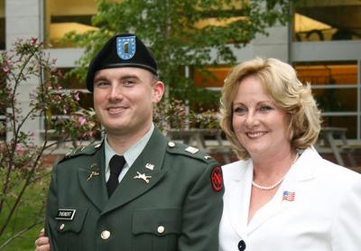 Chrystyna Kestler, whose son Army Lt. Joseph J. Theinert was killed in Afghanistan in 2010, will speak about her experiences along with four veterans at Bay Street Theater in Sag Harbor next week.