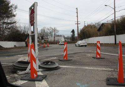 Whether you travel by road or rail, change is afoot in East Hampton Village. The tangle of gravel and traffic cones at the intersection of Route 114 and Buell and Toilsome Lanes should become a completed roundabout by Memorial Day.