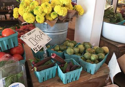 At the height of summer, Amber Waves grows typical farmers market offerings but ups its game with unusual finds such as tomatillos and okra.