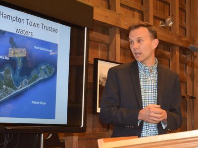 Christopher Gobler delivered an upbeat assessment of the waters in and around the Town of East Hampton to the town trustees on Monday.